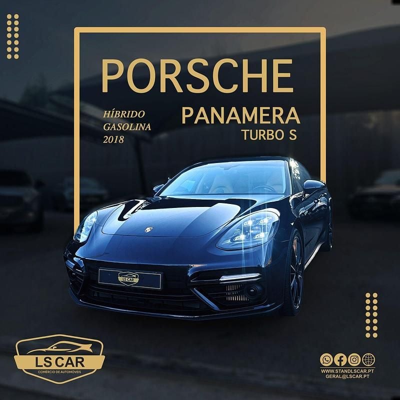 Azul Usado 2018 Porsche Panamera Turbo S Executive Sedan | € 99.500 - Imagem 1/4