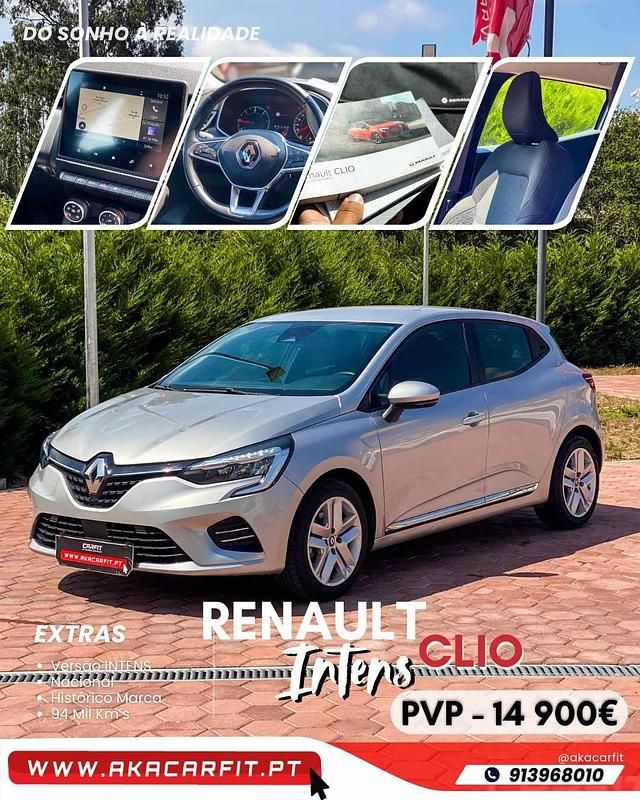 Branco Usado 2020 Renault Clio V Intens | € 14.900 (Preço justo) - Imagem 1/4