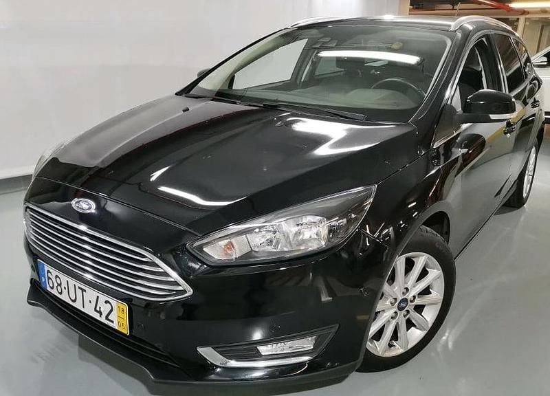 Preto Usado 2018 Ford Focus Titanium Carrinha | € 12.599 (Bom preço) - Imagem 1/4