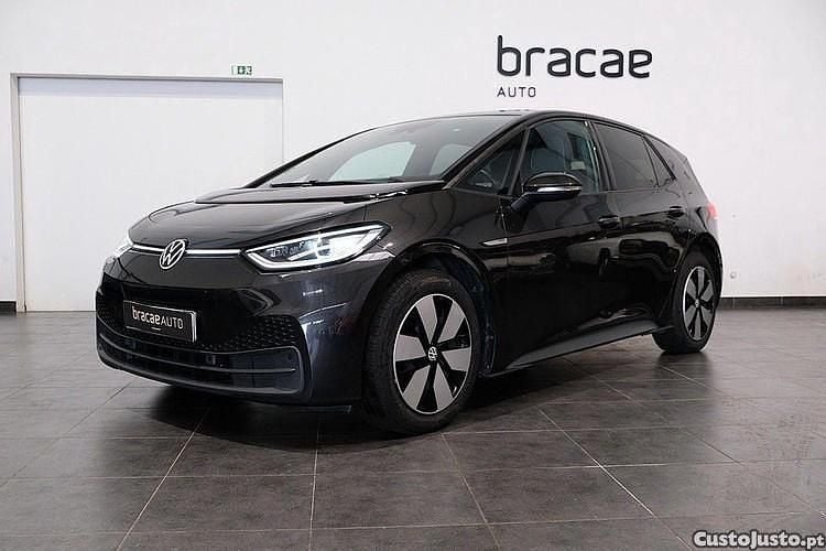 Preto Usado 2021 VW ID.3 Pro Citadino | € 17.750 (Bom preço) - Imagem 1/1