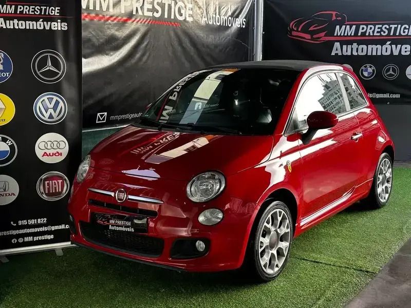 Usado Fiat 500 Lounge 69 HP (50 kW) 2013 Vermelho Cabrios