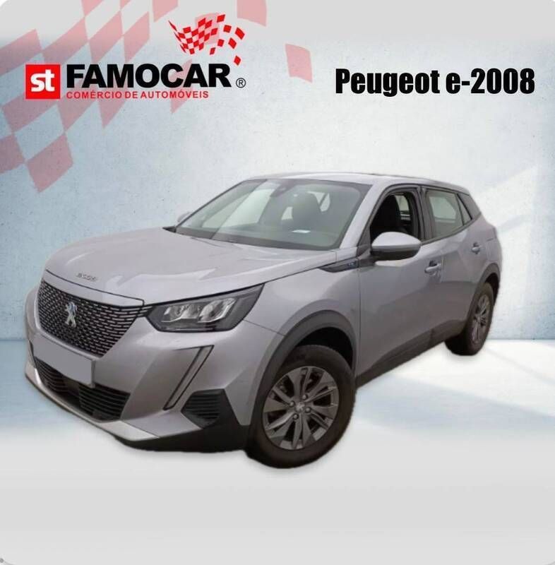 Cinzento Usado 2021 Peugeot e-2008 GT SUV | € 19.980 (Bom preço) - Imagem 1/4