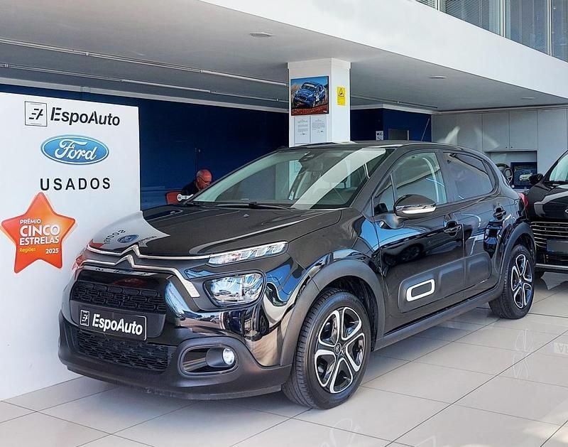 Preto Usado 2022 Citroën C3 Feel Citadino | € 15.490 (Preço justo) - Imagem 1/4