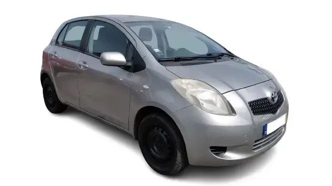 Cinzento Usado 2007 Toyota Yaris Citadino | € 7.800 (Caro) - Imagem 1/3