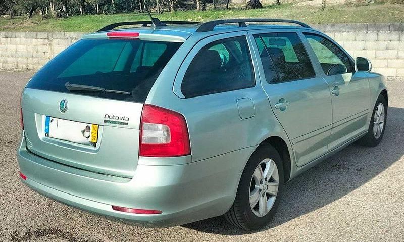 Usado Skoda Octavia GreenLine 105 HP (77 kW) 2010 Cinzento Carrinha