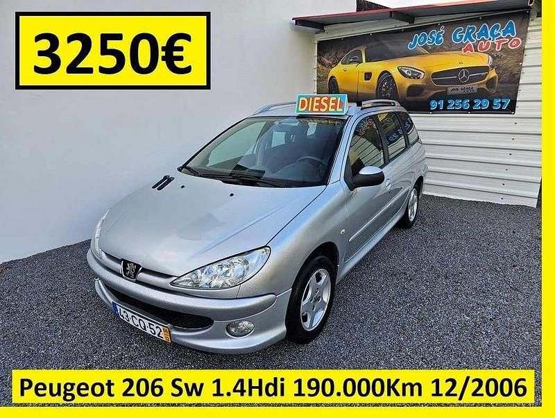 Cinzento Usado 2006 Peugeot 206 Carrinha | € 3.250 (Preço justo) - Imagem 1/4