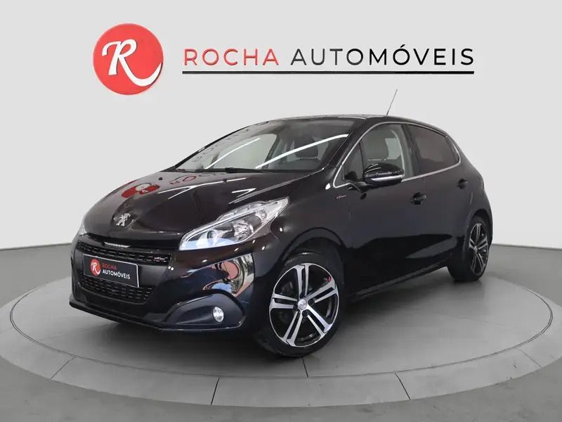 Preto Usado 2018 Peugeot 208 GT-line Citadino | € 10.490 (Bom preço) - Imagem 1/4