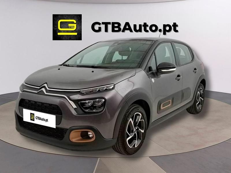Cinza Usado 2023 Citroën C3 PureTech Citadino | € 16.900 (Preço elevado) - Imagem 1/4