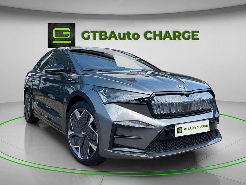 Cinza Usado 2024 Skoda Enyaq iV RS SUV | € 46.500 - Imagem 1/4
