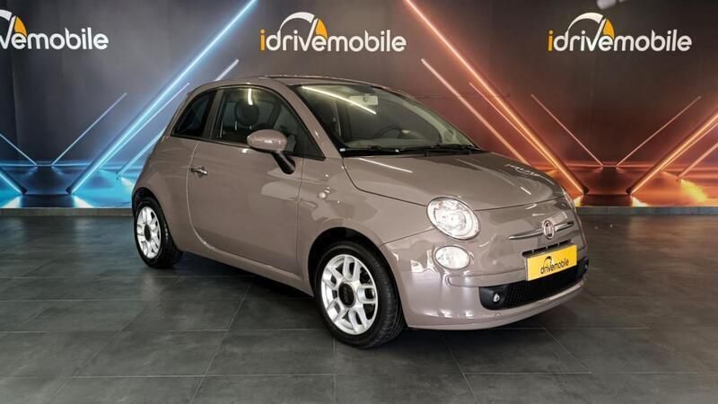 Cinzento Usado 2008 Fiat 500 Lounge Citadino | € 7.900 (Caro) - Imagem 1/4