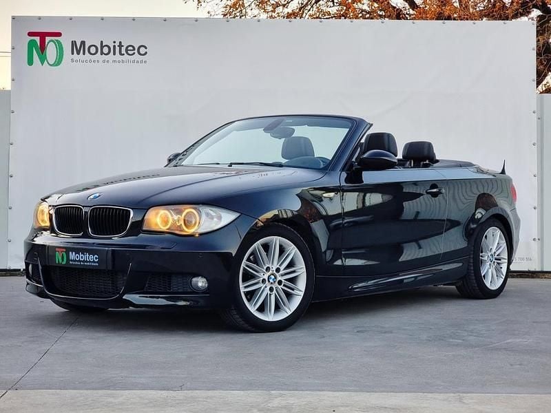 Preto Usado 2008 BMW 120 Cabriolet Cabrios | € 11.450 - Imagem 1/4