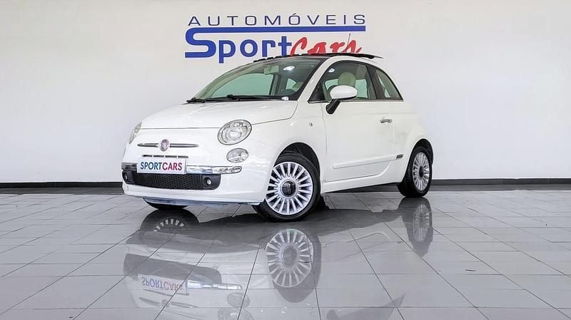 Branco Usado 2009 Fiat 500 Lounge Citadino | € 8.450 (Caro) - Imagem 1/4
