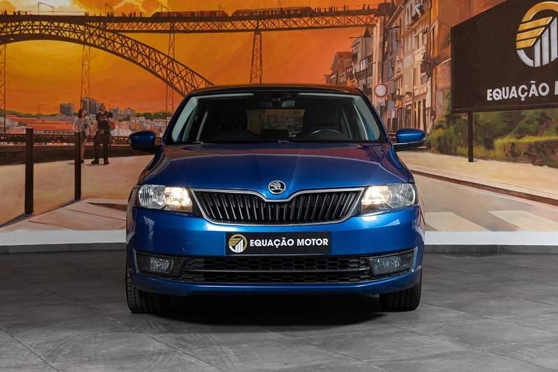 Usado Skoda Rapid Ambition 90 HP (66 kW) 2016 Azul