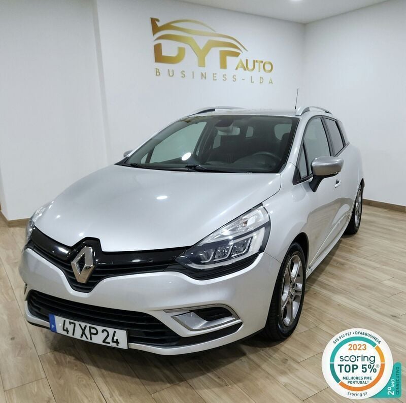 Cinza Usado 2019 Renault Clio GrandTour GT-Line Carrinha | € 12.990 (Preço elevado) - Imagem 1/4