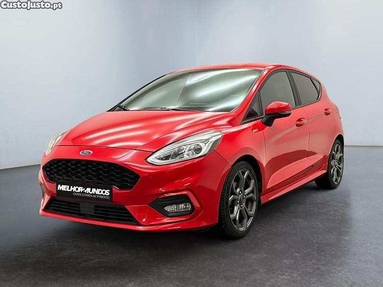 Vermelho Usado 2018 Ford Fiesta ST-Line Citadino | € 9.990 (Bom preço) - Imagem 1/1