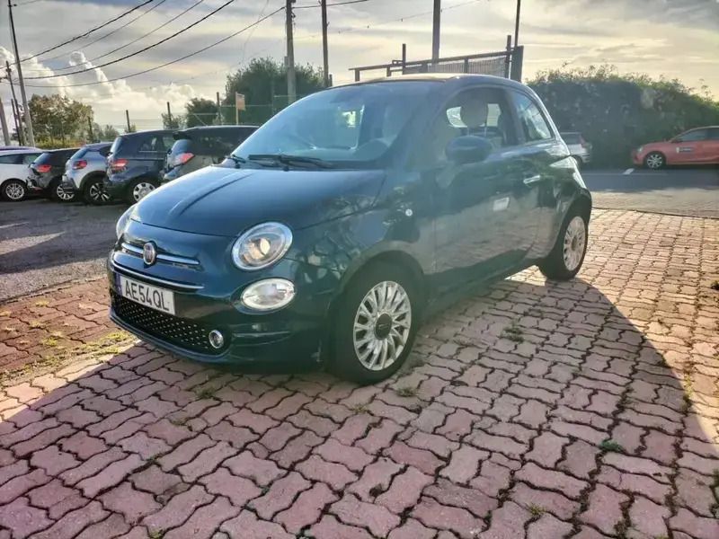 Azul Usado 2020 Fiat 500C Lounge Cabrios | € 13.500 (Preço justo) - Imagem 1/4