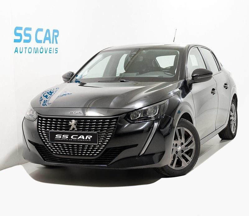 Preto Usado 2021 Peugeot 208 Active Citadino | € 11.650 (Bom preço) - Imagem 1/4