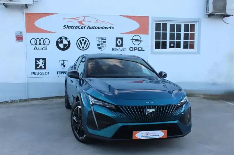 Azul Usado 2023 Peugeot 408 GT Sedan | € 25.940 (Preço justo) - Imagem 1/4