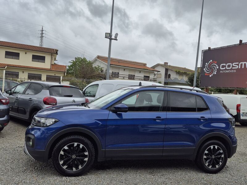 Azul Usado 2022 VW T-Cross SUV | € 17.900 (Preço justo) - Imagem 1/4