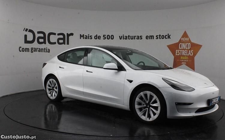 Usado Tesla Model 3 Long Range AWD 366 kW (498 HP) 2021 Branco Sedan