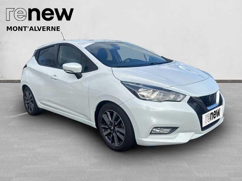 Usado Nissan Micra Acenta 90 HP (66 kW) 2018 Branco Citadino