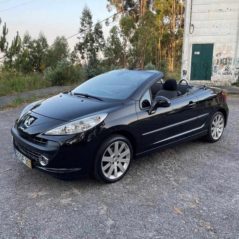 Preto Usado 2007 Peugeot 207 Cabrios | € 5.900 (Bom preço) - Imagem 1/4