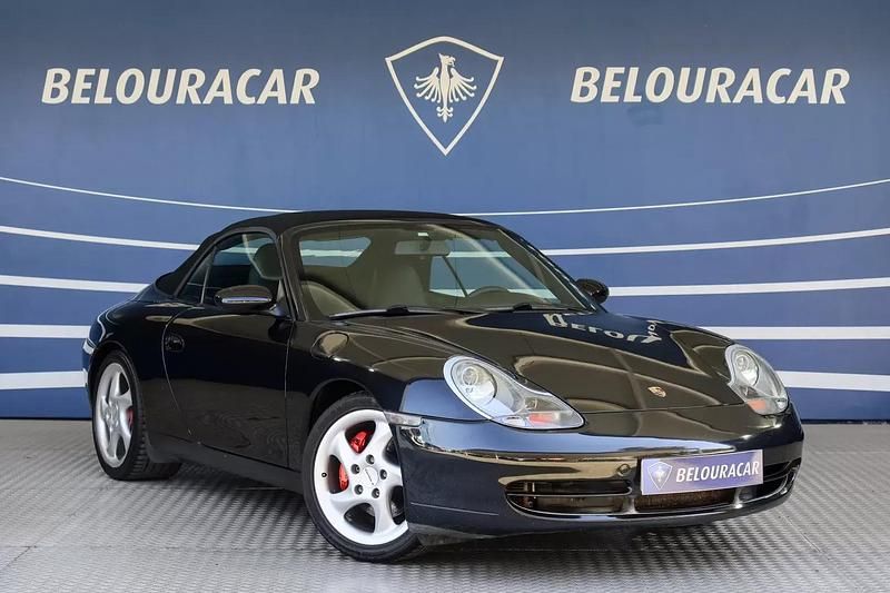 Preto Usado 2001 Porsche 911 Carrera 4 Cabriolet Cabrios | € 52.500 - Imagem 1/4