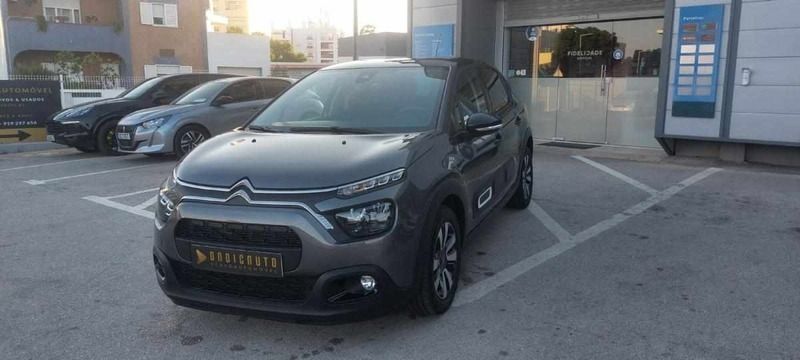 Cinzento Usado 2022 Citroën C3 PureTech Citadino | € 15.500 (Preço justo) - Imagem 1/4