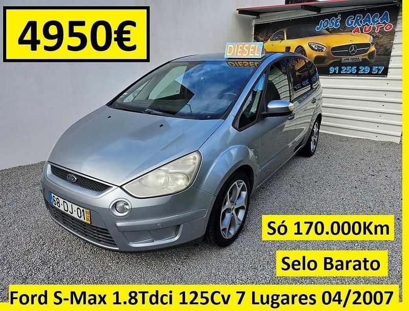 Usado Ford S-MAX S 125 HP (91 kW) 2007 Cinzento Monovolume