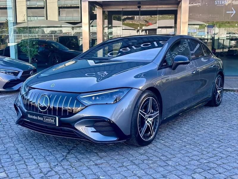 Cinza selenite Usado 2022 Mercedes EQE AMG 43 Advanced Plus Sedan | € 83.290 - Imagem 1/4