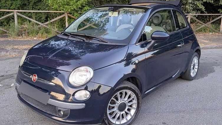Azul Usado 2011 Fiat 500C Lounge Cabrios | € 6.500 (Preço justo) - Imagem 1/4