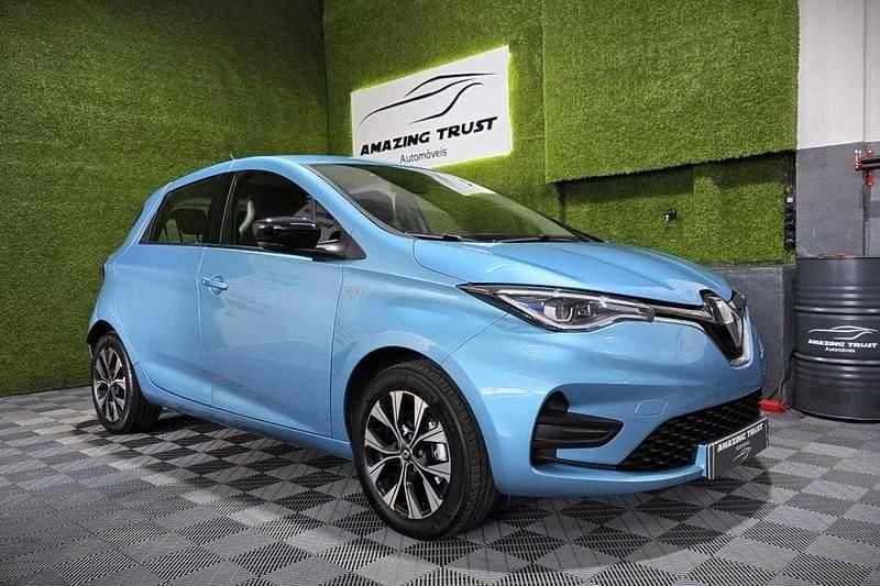 Azul Usado 2021 Renault Zoe LIMITED Citadino | € 16.950 (Preço justo) - Imagem 1/4