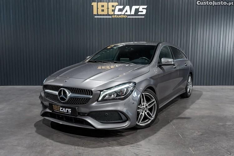 Cinza Usado 2018 Mercedes CLA200 Shooting Brake AMG line Carrinha | € 24.900 (Preço justo) - Imagem 1/1