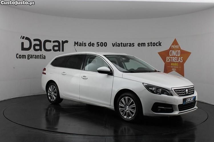 Branco Usado 2021 Peugeot 308 SW Allure Carrinha | € 13.899 (Bom preço) - Imagem 1/1