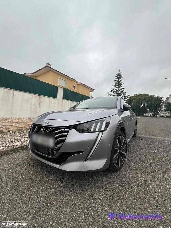 Cinzento Usado 2021 Peugeot e-208 Citadino | € 18.225 (Preço justo) - Imagem 1/4