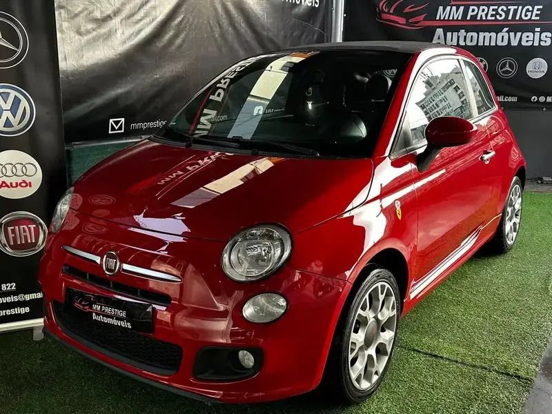Usado Fiat 500 Lounge 69 HP (50 kW) 2013 Vermelho Cabrios