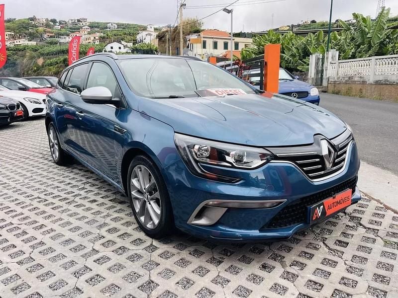 Azul Usado 2016 Renault Mégane GT Line GT-Line Carrinha | € 14.950 (Preço justo) - Imagem 1/4