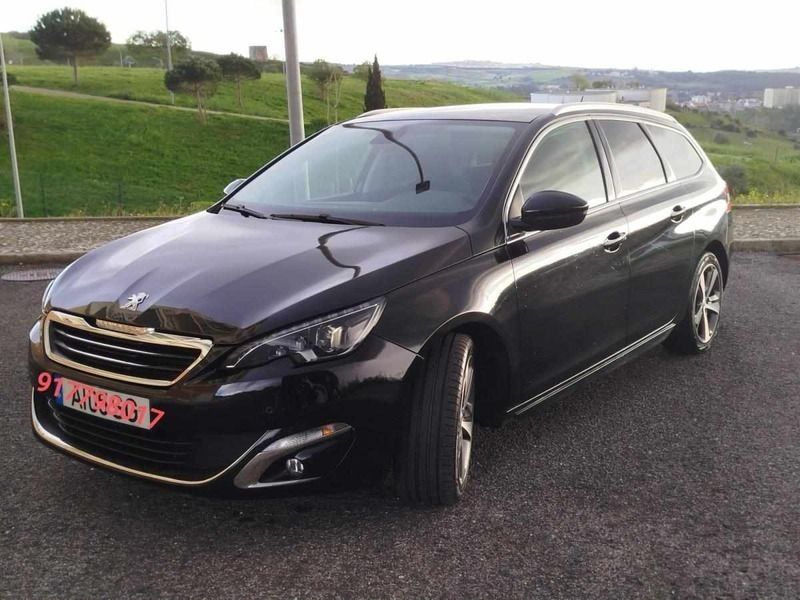 Preto Usado 2015 Peugeot 308 Allure Carrinha | € 8.900 (Super Preço) - Imagem 1/4