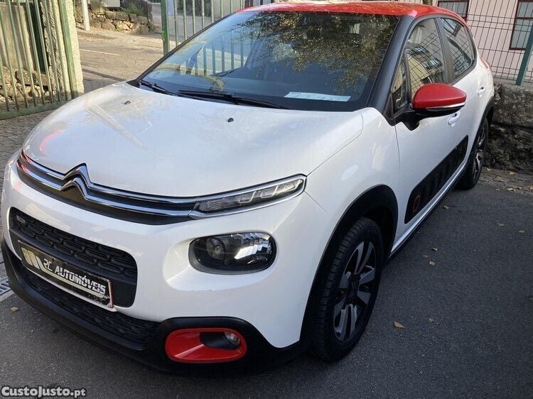 Branco Usado 2017 Citroën C3 Citadino | € 10.900 (Caro) - Imagem 1/1
