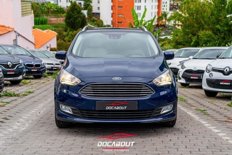 Azul Usado 2016 Ford C-MAX Titanium S Monovolume | € 14.950 (Caro) - Imagem 1/4