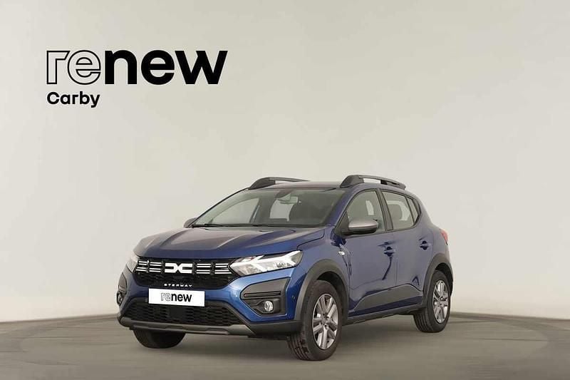 Azul Usado 2023 Dacia Sandero Citadino | € 16.490 (Preço justo) - Imagem 1/4
