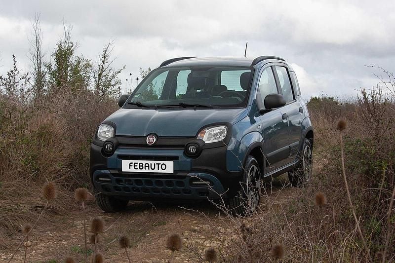 Azul Usado 2021 Fiat Panda 4x4 S Citadino | € 11.900 - Imagem 1/4