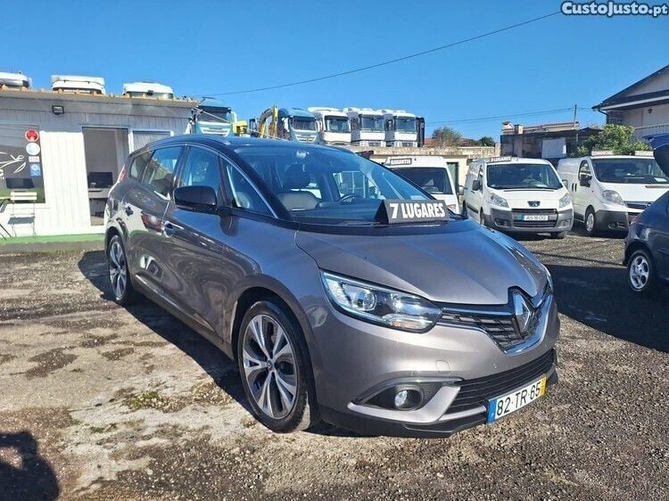 Cinza Usado 2017 Renault Grand Scénic IV Intens Monovolume | € 14.990 (Bom preço) - Imagem 1/1