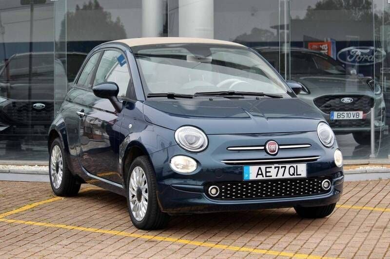 Azul Usado 2020 Fiat 500C Cabrios | € 12.750 (Preço justo) - Imagem 1/4