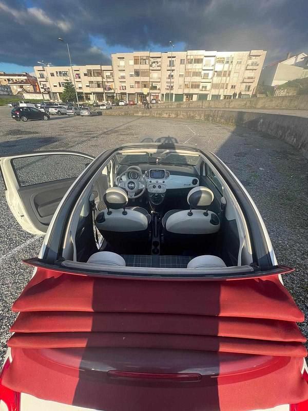 Branco Usado 2016 Fiat 500C Cabrios | € 8.450 (Super Preço) - Imagem 1/4