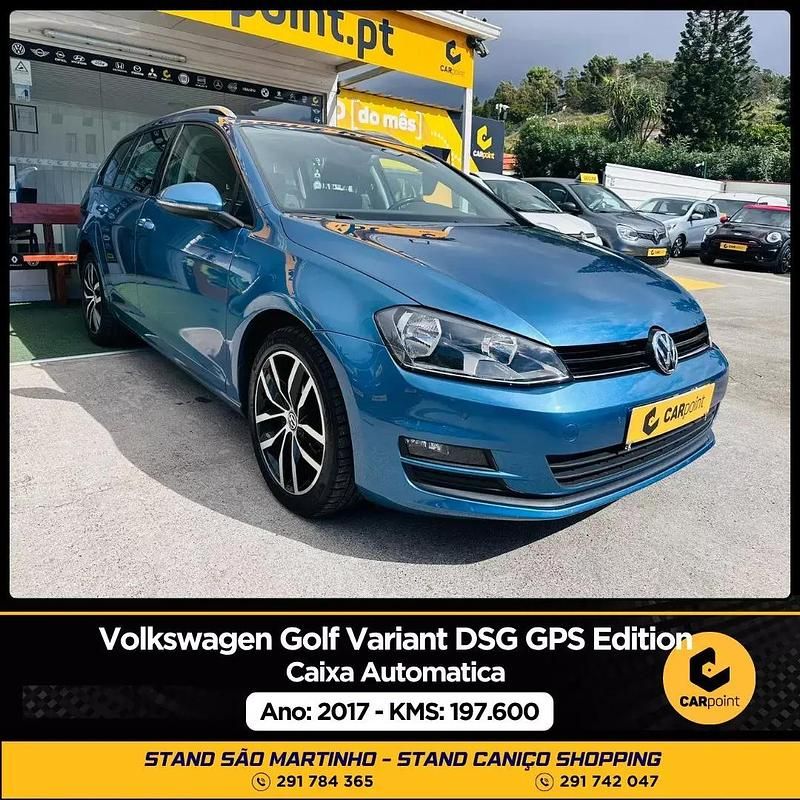 Usado VW Golf VII Edition 110 HP (80 kW) 2017 Azul Carrinha