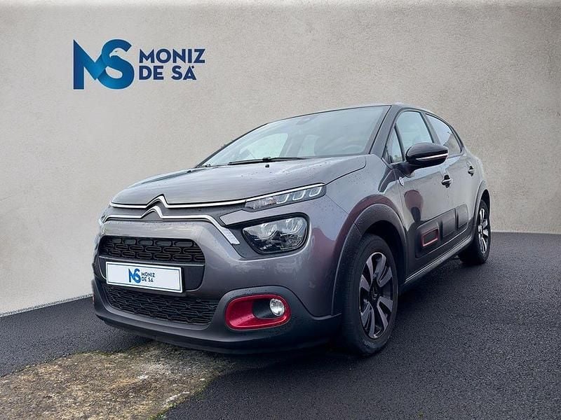 Cinza Usado 2021 Citroën C3 PureTech Citadino | € 12.750 (Preço justo) - Imagem 1/4
