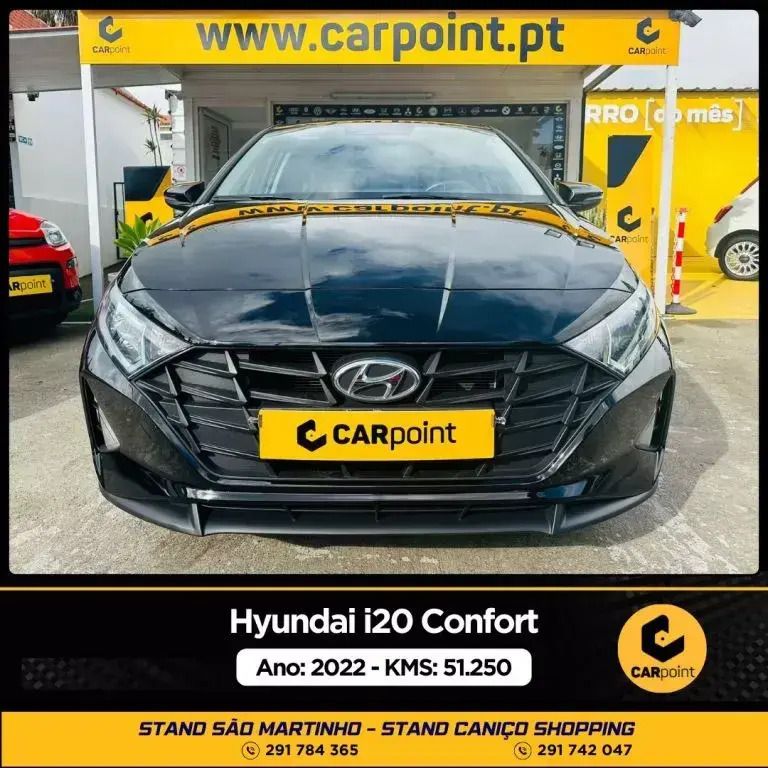 Preto Usado 2022 Hyundai i20 Citadino | € 18.900 (Caro) - Imagem 1/4