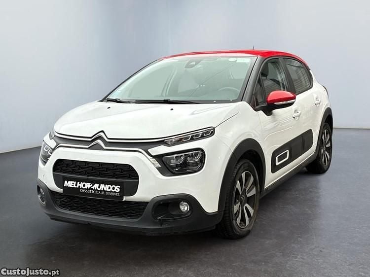 Branco Usado 2021 Citroën C3 PureTech | € 12.990 (Bom preço) - Imagem 1/1
