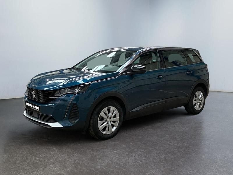 Azul Usado 2021 Peugeot 5008 Active Monovolume | € 22.990 (Preço justo) - Imagem 1/4